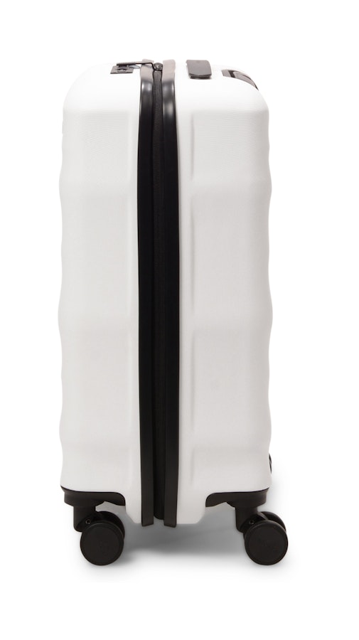Explorer Luna-Air 55cm Hardside USB Carry-On Suitcase White White