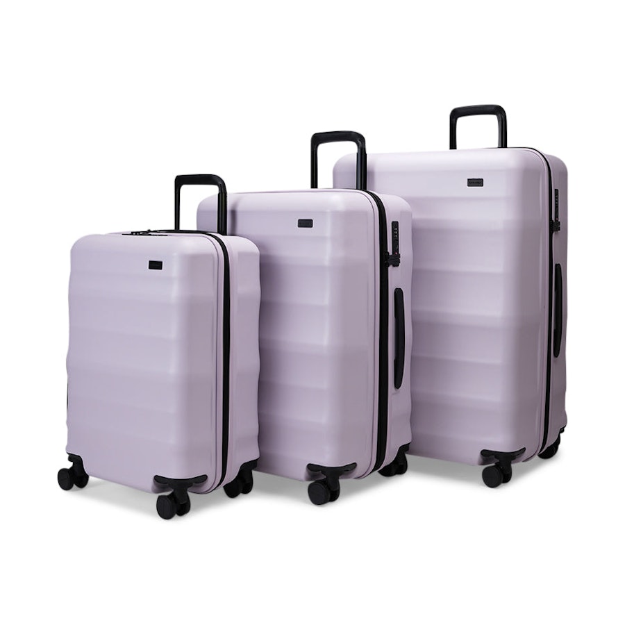 Explorer Luna-Air 55cm, 63cm & 74cm Hardside Luggage Set Lilac Lilac