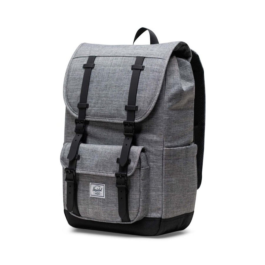 Herschel Little America Backpack - Mid-Volume Raven Crosshatch Raven Crosshatch
