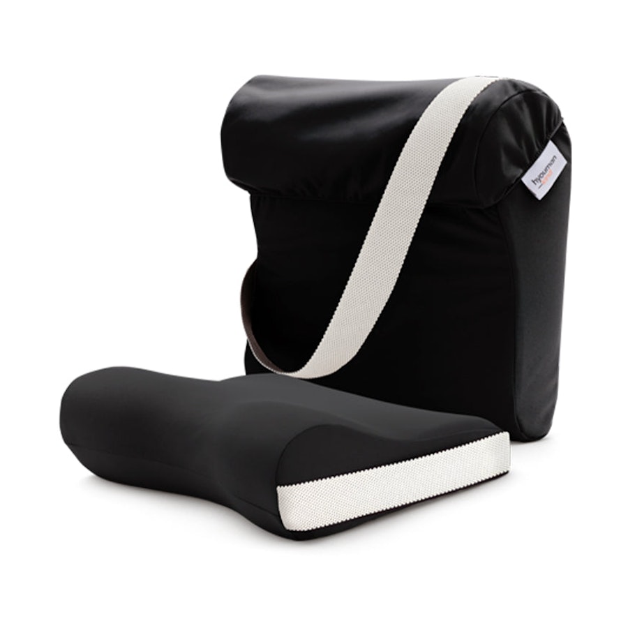 Hyoumankind Go Pillow + Travel Bag Black Black