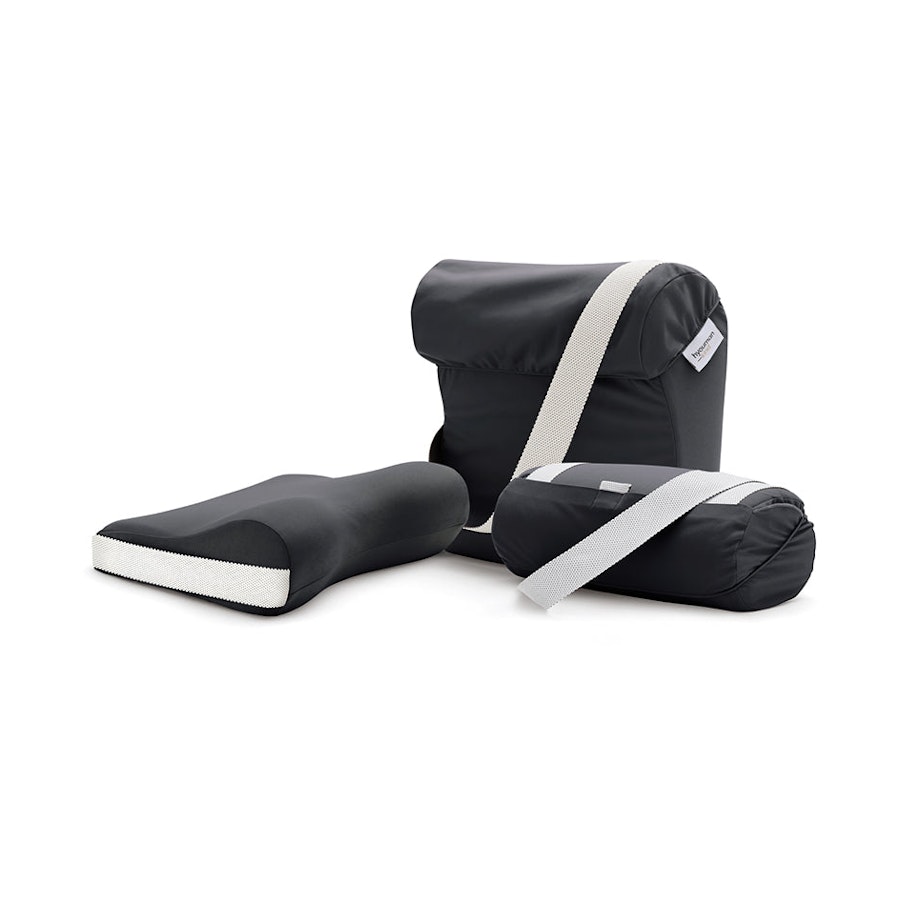 Hyoumankind Go Pillow + Travel Bag Black Black