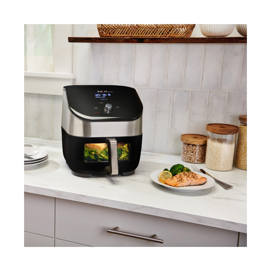 Instant Pot 5.7L Vortex Plus Air Fryer with ClearCook Stainless Steel Stainless Steel