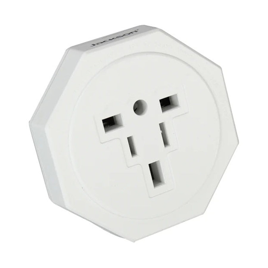Jackson USA & UK to NZ Travel Adapter White White
