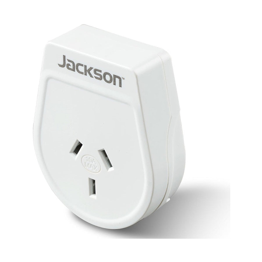 Jackson Outbound Slim Travel Adapter - USA White White