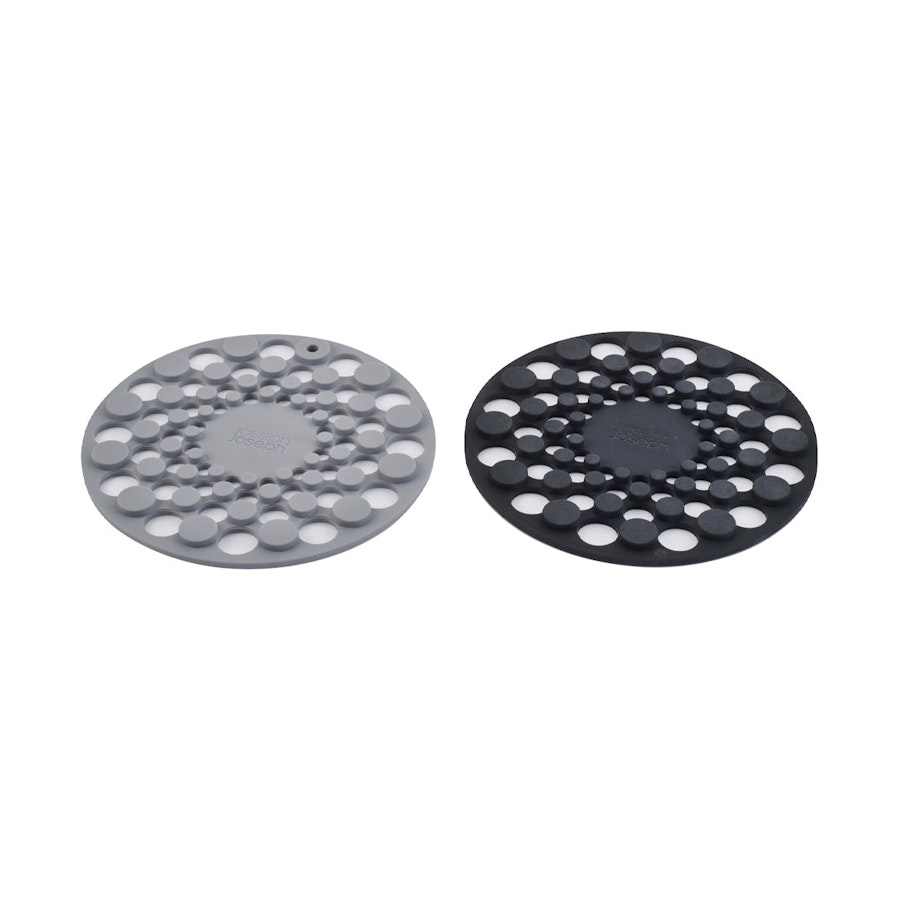 Joseph Joseph Spot-On Silicone Trivets (Set of 2) Grey Grey