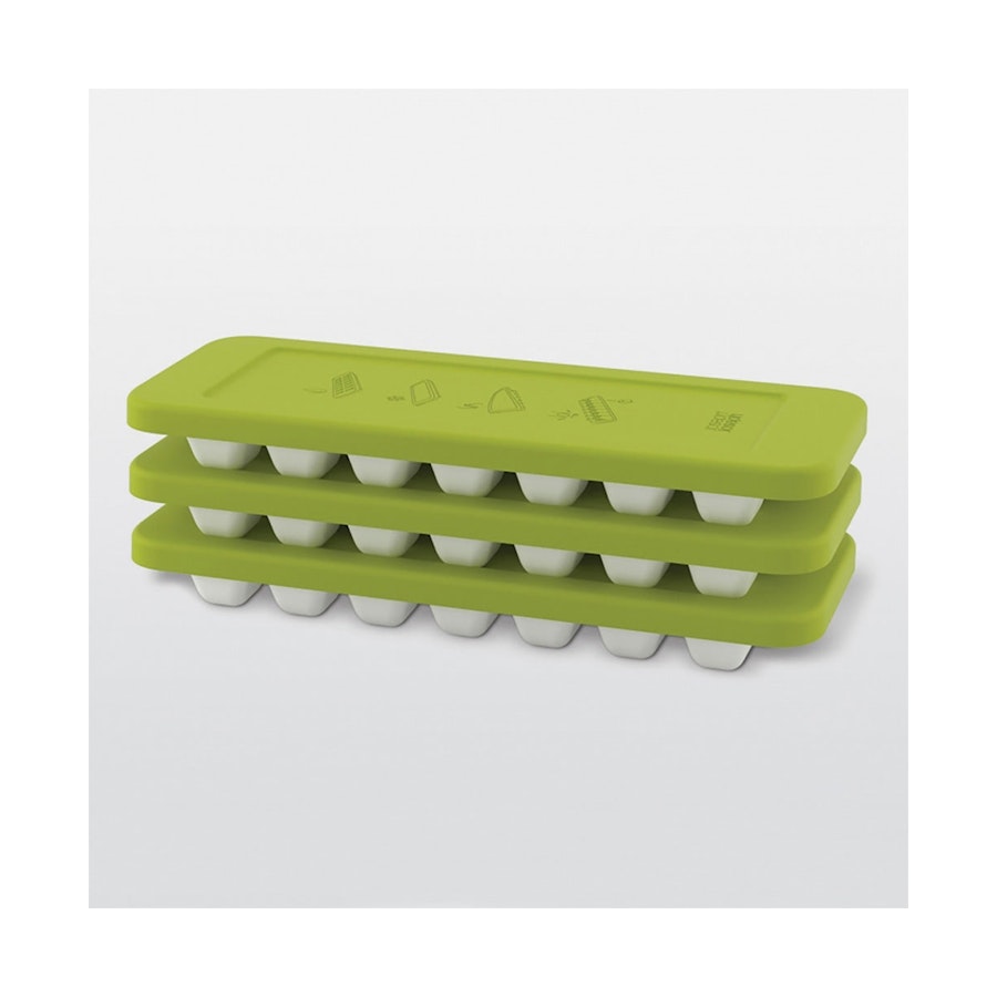 Joseph Joseph Quicksnap Plus Ice Cube Tray Green Green