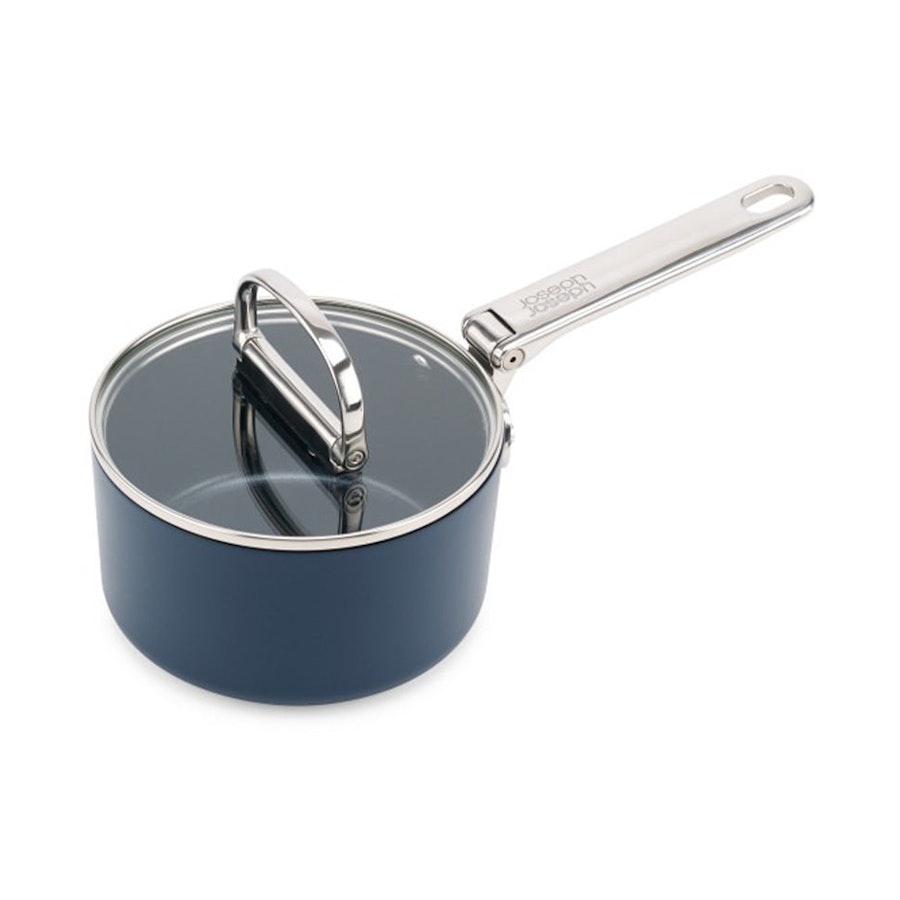 Joseph Joseph Space 15cm Non-Stick Saucepan & Lid Midnight Blue Midnight Blue