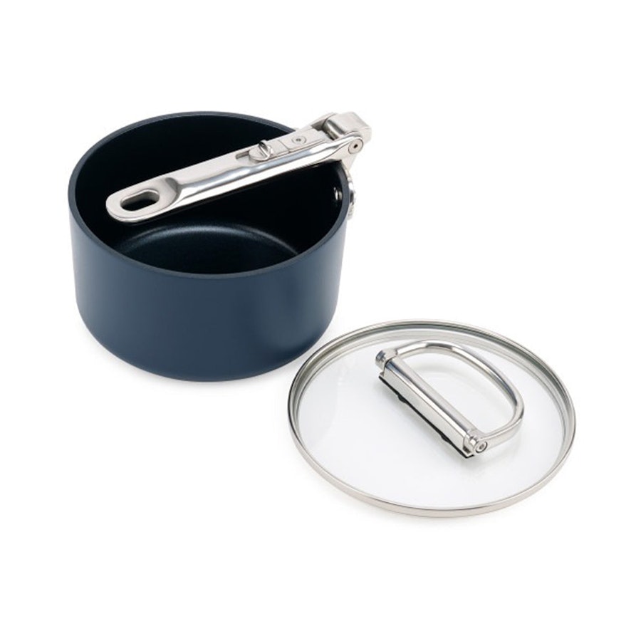 Joseph Joseph Space 15cm Non-Stick Saucepan & Lid Midnight Blue Midnight Blue