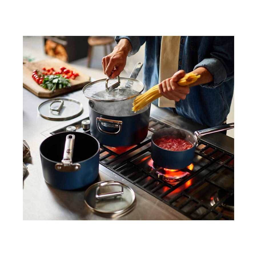 Joseph Joseph Space 15cm Non-Stick Saucepan & Lid Midnight Blue Midnight Blue