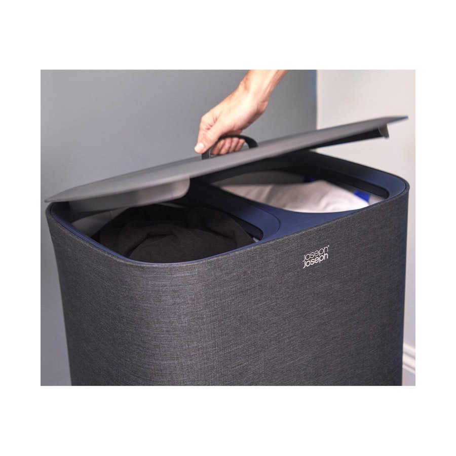 Joseph Joseph Tota 90L Laundry Separation Basket Carbon Black Carbon Black