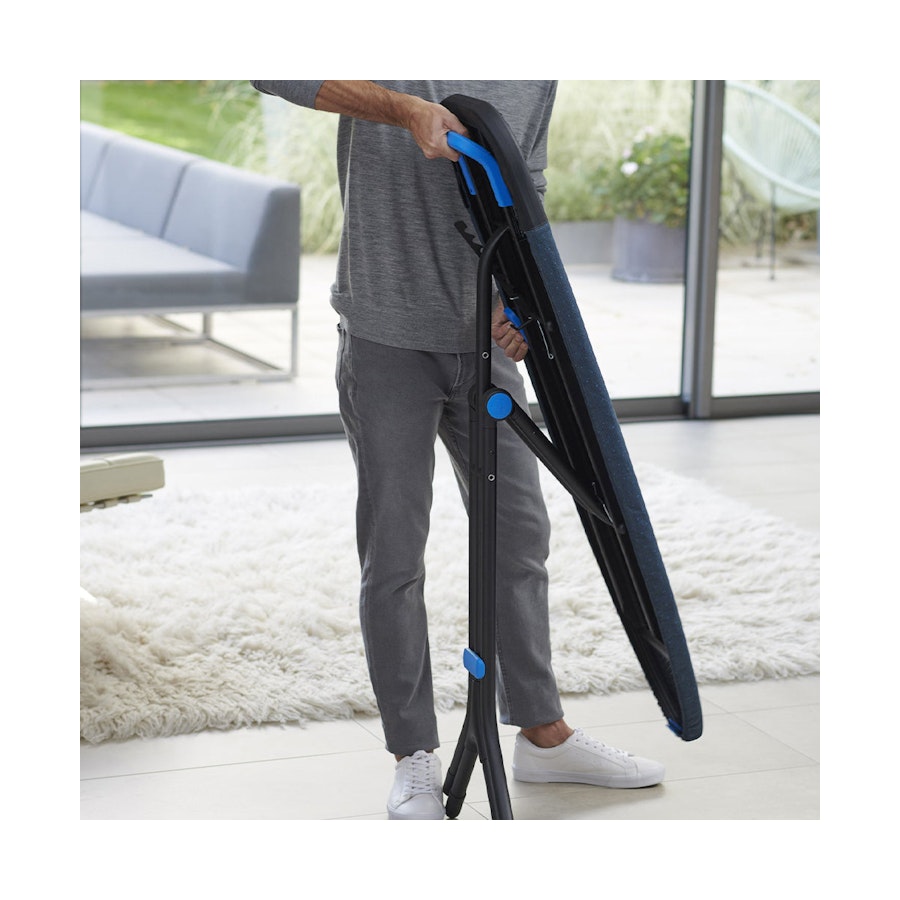 Joseph Joseph Glide Plus Easy-Store Ironing Board with Advanced Cover Black/Blue Black/Blue