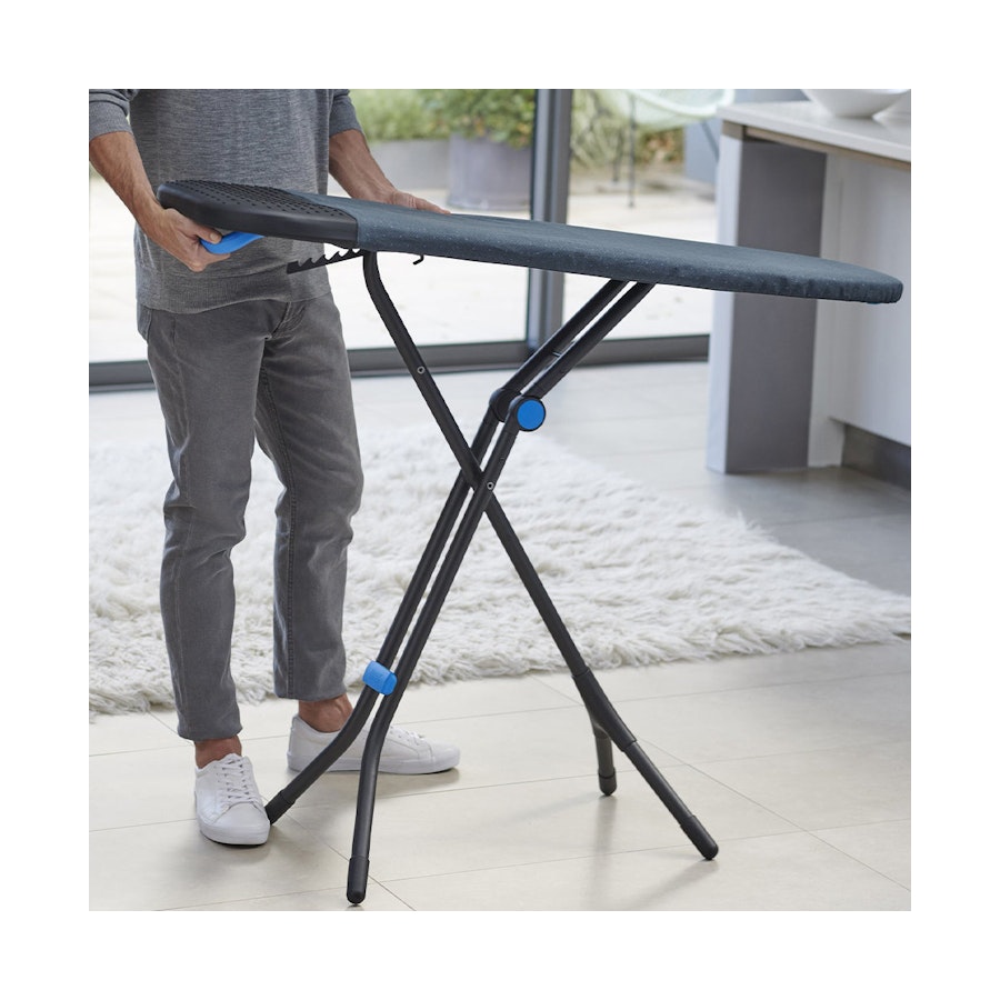 Joseph Joseph Glide Plus Easy-Store Ironing Board with Advanced Cover Black/Blue Black/Blue