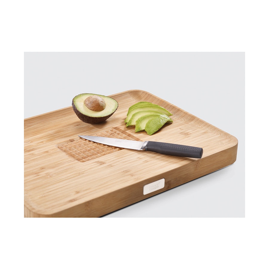 Joseph Joseph Cut & Carve Bamboo Chopping Board Bamboo Bamboo