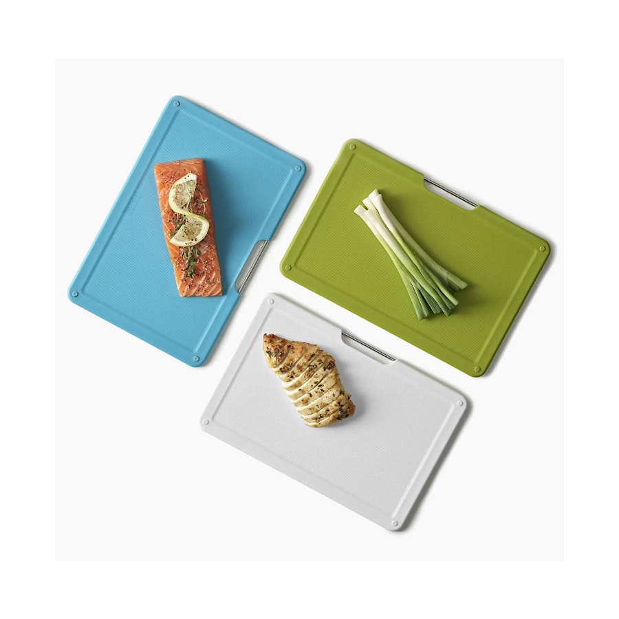 Joseph Joseph Folio Slim 3-Piece Under-Shelf Chopping Board Set Multi Coloured Multi Coloured