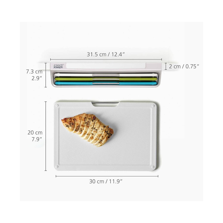 Joseph Joseph Folio Slim 3-Piece Under-Shelf Chopping Board Set Multi Coloured Multi Coloured