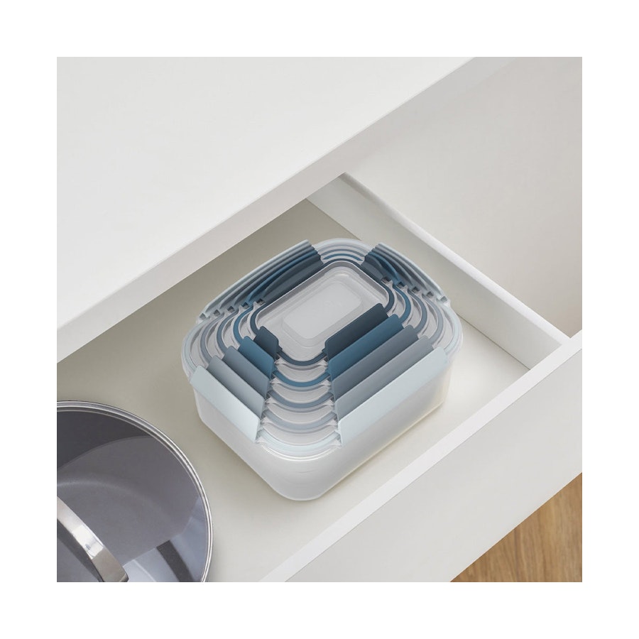 Joseph Joseph Nest Lock Multi-Size Container Set Sky Blue Sky Blue