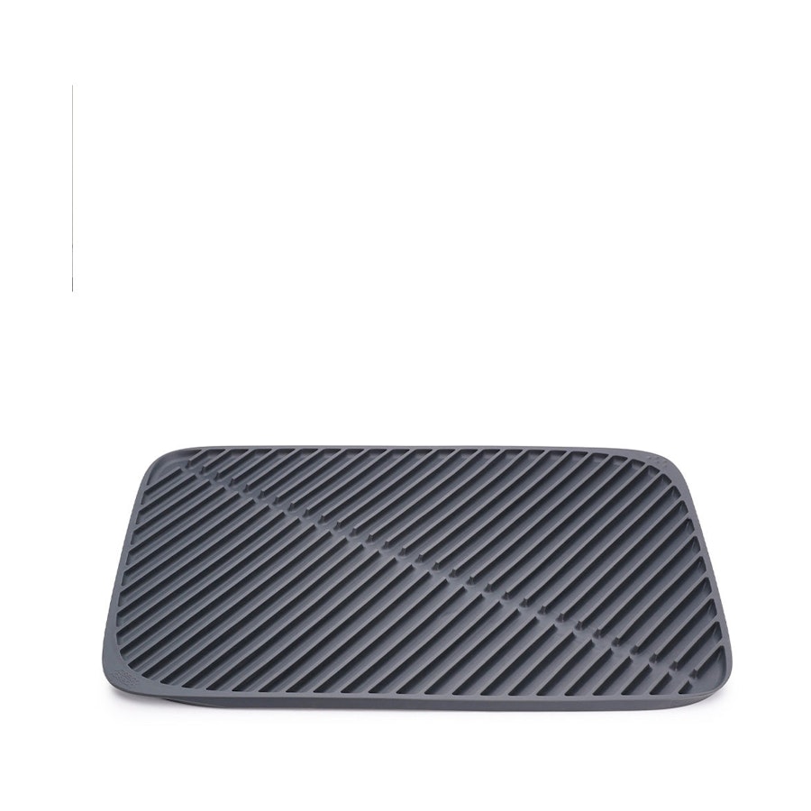Joseph Joseph Flume Large Dish Draining Mat Grey Grey