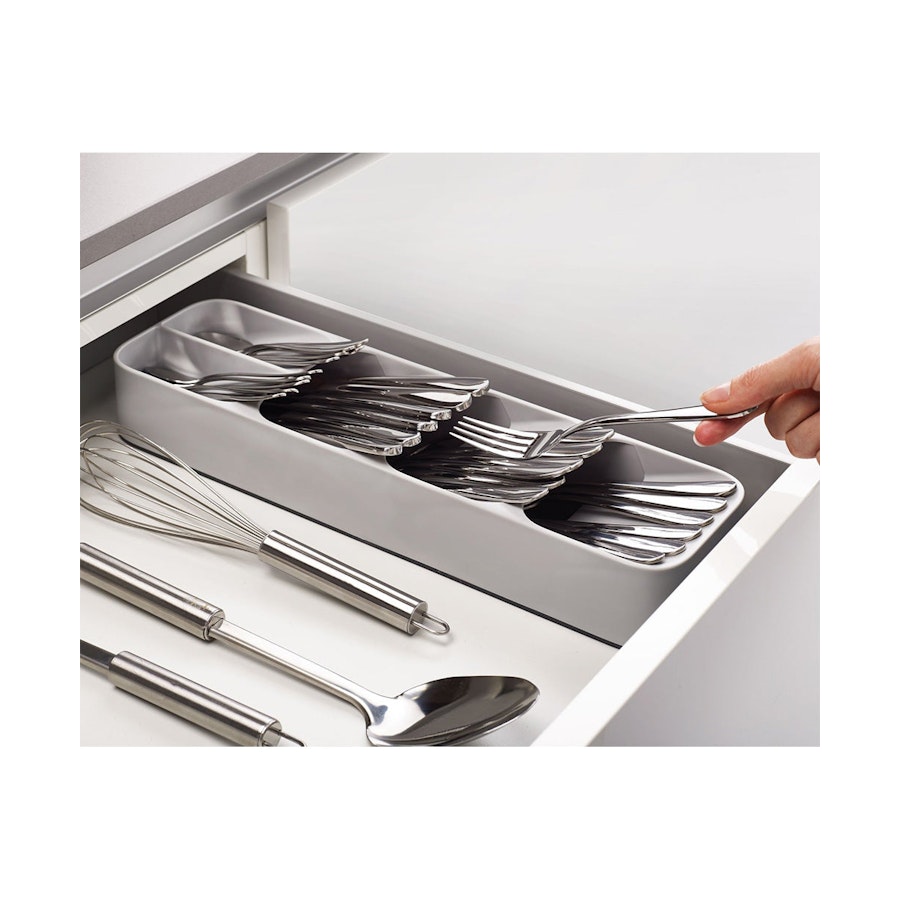 Joseph Joseph DrawerStore Compact Cutlery Organiser Grey Grey