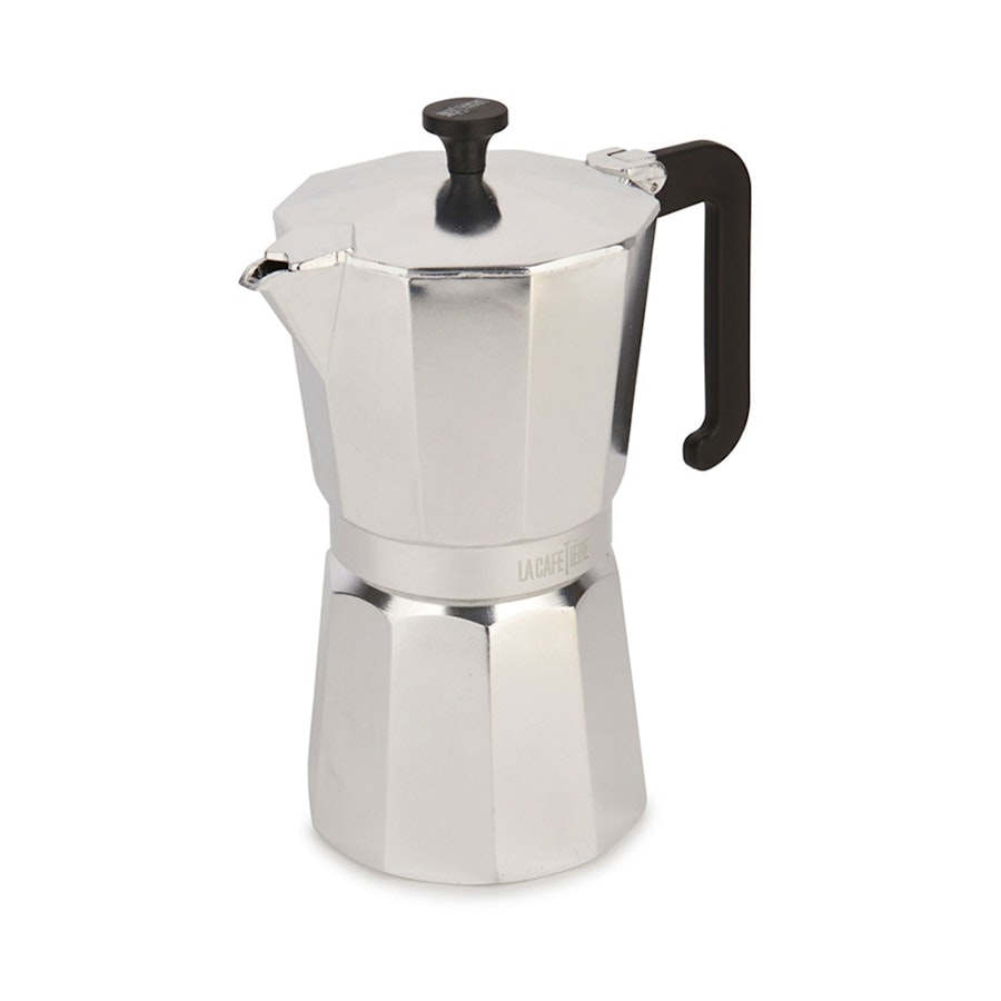 La Cafetiere Venice 9 Cup Espresso Maker Chrome Chrome
