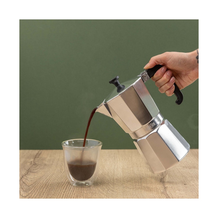 La Cafetiere Venice 9 Cup Espresso Maker Chrome Chrome