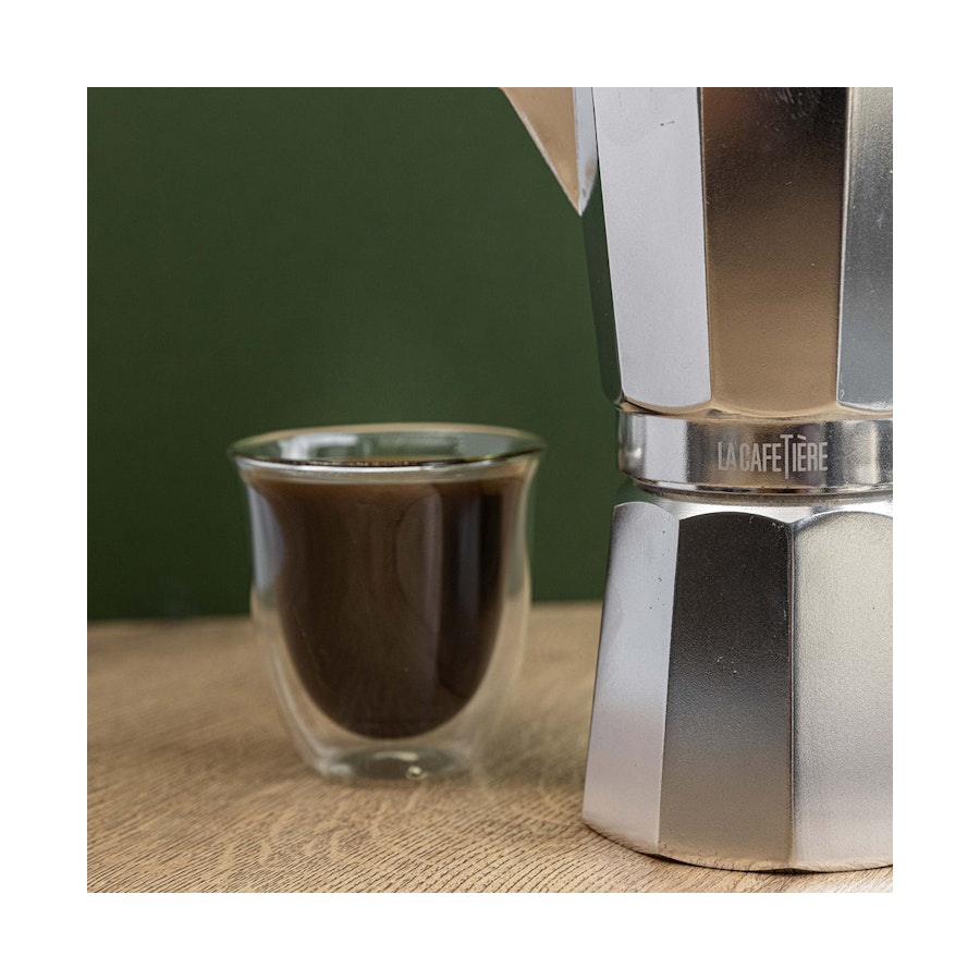 La Cafetiere Venice 9 Cup Espresso Maker Chrome Chrome