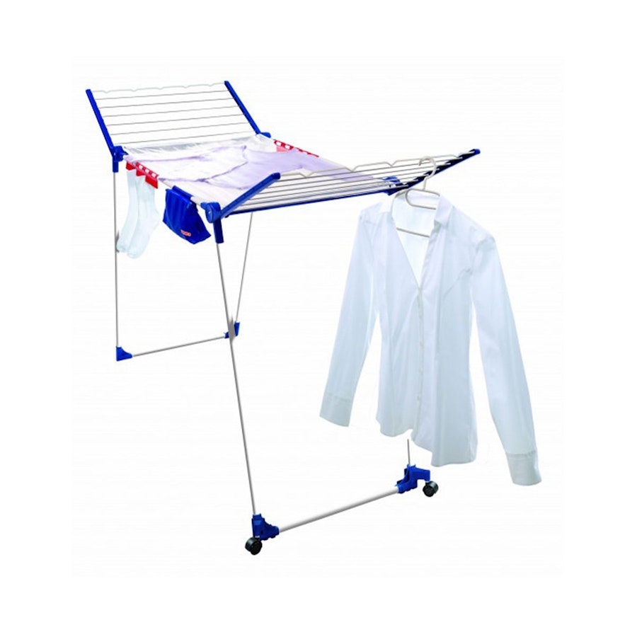 Leifheit Pegasus 200 Solid Deluxe Drying Rack White White