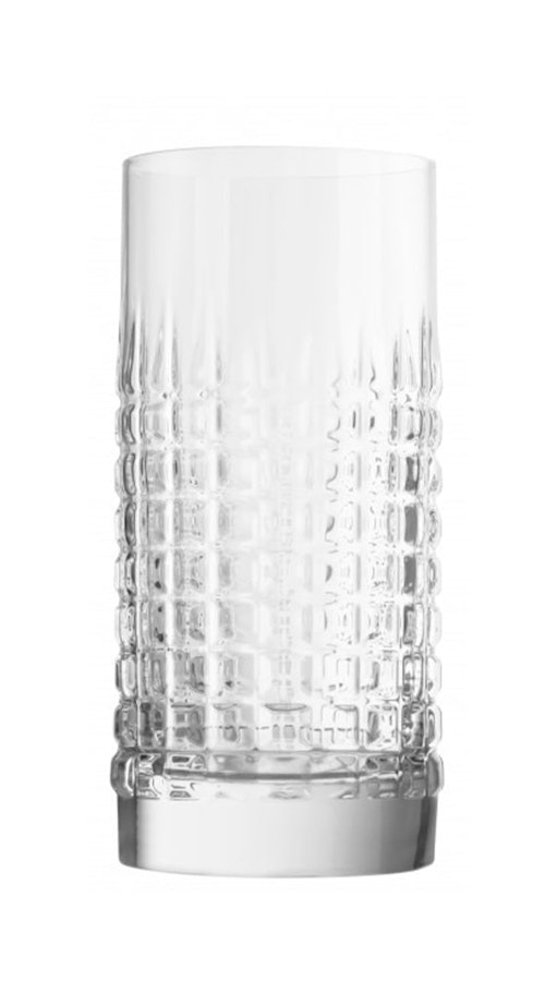 Luigi Bormioli Charme 480ml Crystal HiBall Tumbler Set of 4 Clear Clear