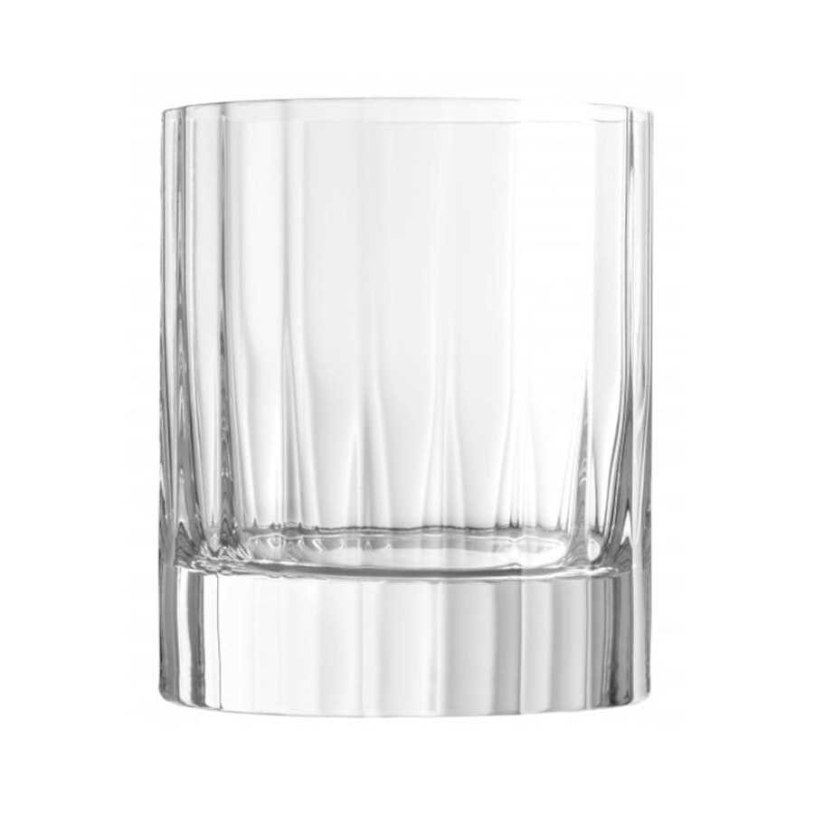Luigi Bormioli Bach 335ml Crystal DOF Glass Tumbler Set of 6 Clear Clear