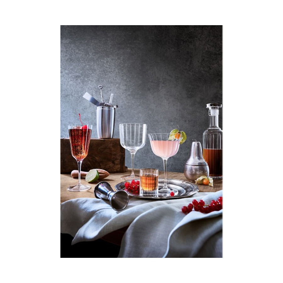 Luigi Bormioli Bach 600ml Crystal Gin Glass Gift Set of 4 Clear Clear