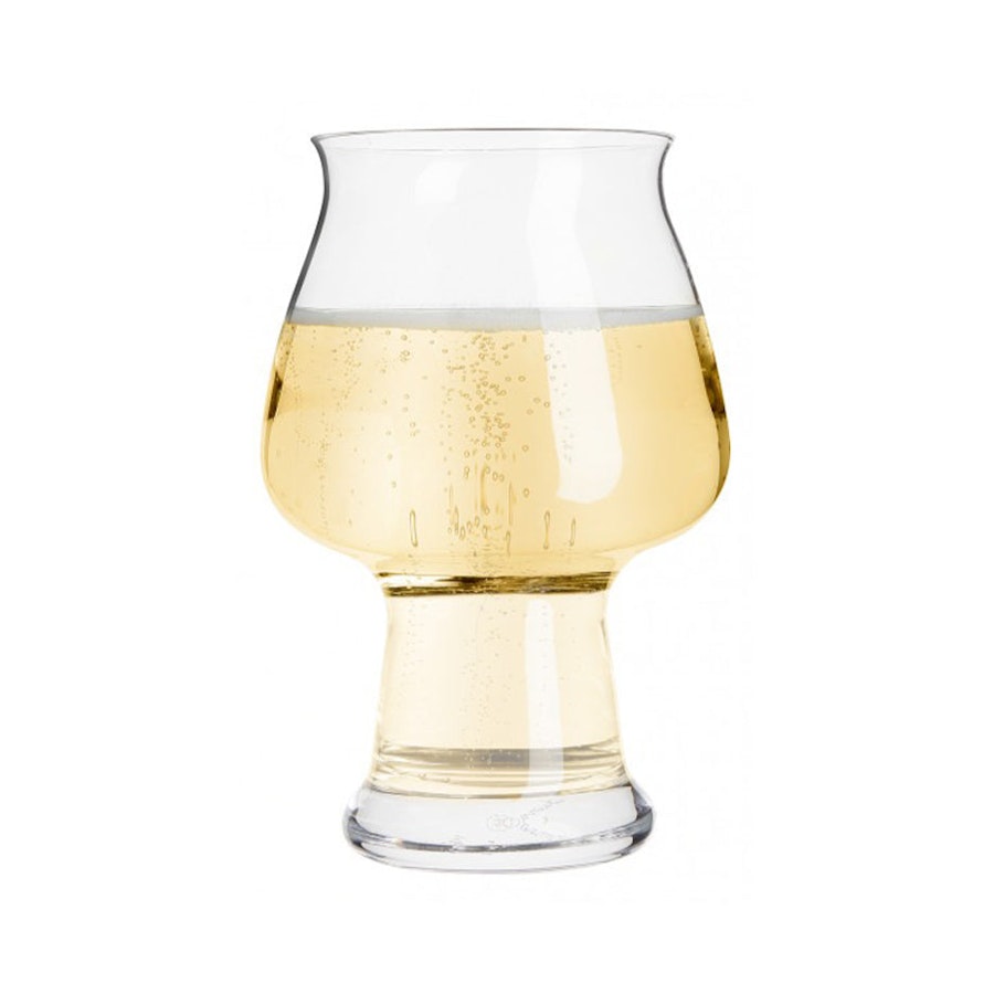 Luigi Bormioli Birrateque 500ml Cider Glass Gift Set of 2 Clear Clear
