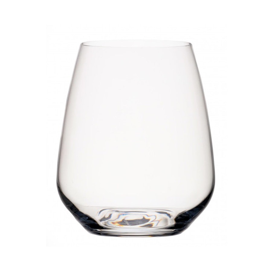 Luigi Bormioli Atelier 670ml Stemless Cabernet Wine Glass Set of 6 Clear Clear