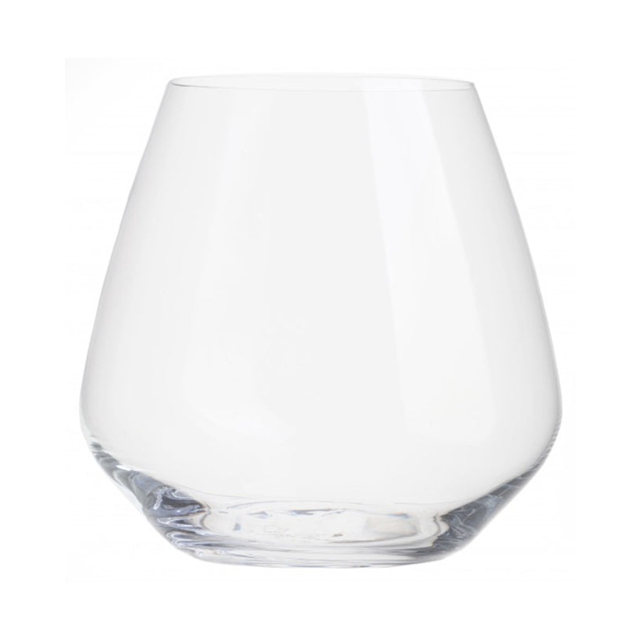 Luigi Bormioli Atelier 590ml Pinot Noir Stemless Wine Glass Set of 6 Clear Clear