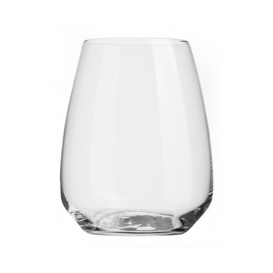Luigi Bormioli Atelier 400ml Stemless Riesling Wine Glass Set of 6 Clear Clear