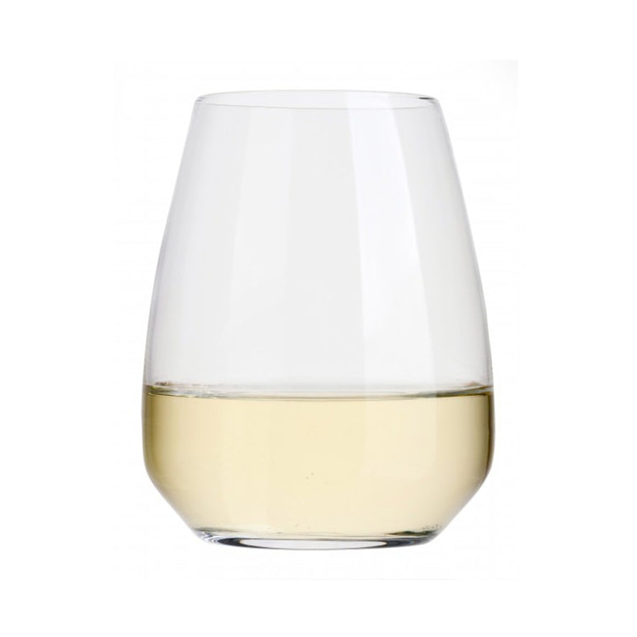 Luigi Bormioli Atelier 400ml Stemless Riesling Wine Glass Set of 6 Clear Clear