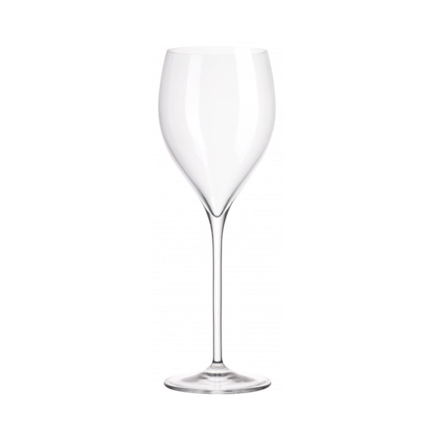 Luigi Bormioli Magnifico 350ml Crystal Wine Glass Gift Set of 4 Clear Clear