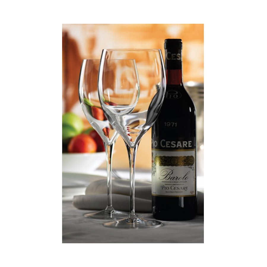 Luigi Bormioli Magnifico 350ml Crystal Wine Glass Gift Set of 4 Clear Clear