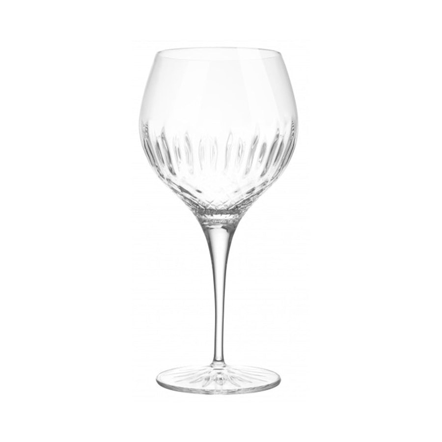 Luigi Bormioli Diamente 650ml Crystal Gin Glass Gift Set of 4 Clear Clear