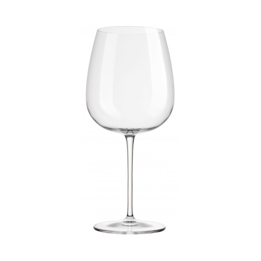 Luigi Bormioli Talismano 750ml Burgundy Wine Glass Gift Set of 4 Clear Clear