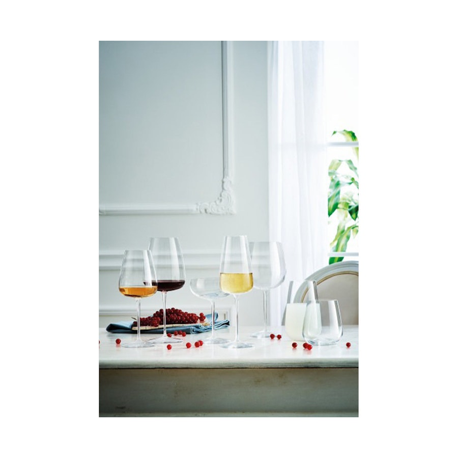 Luigi Bormioli Talismano 450ml Chardonnay Wine Glass Gift Set of 4 Clear Clear