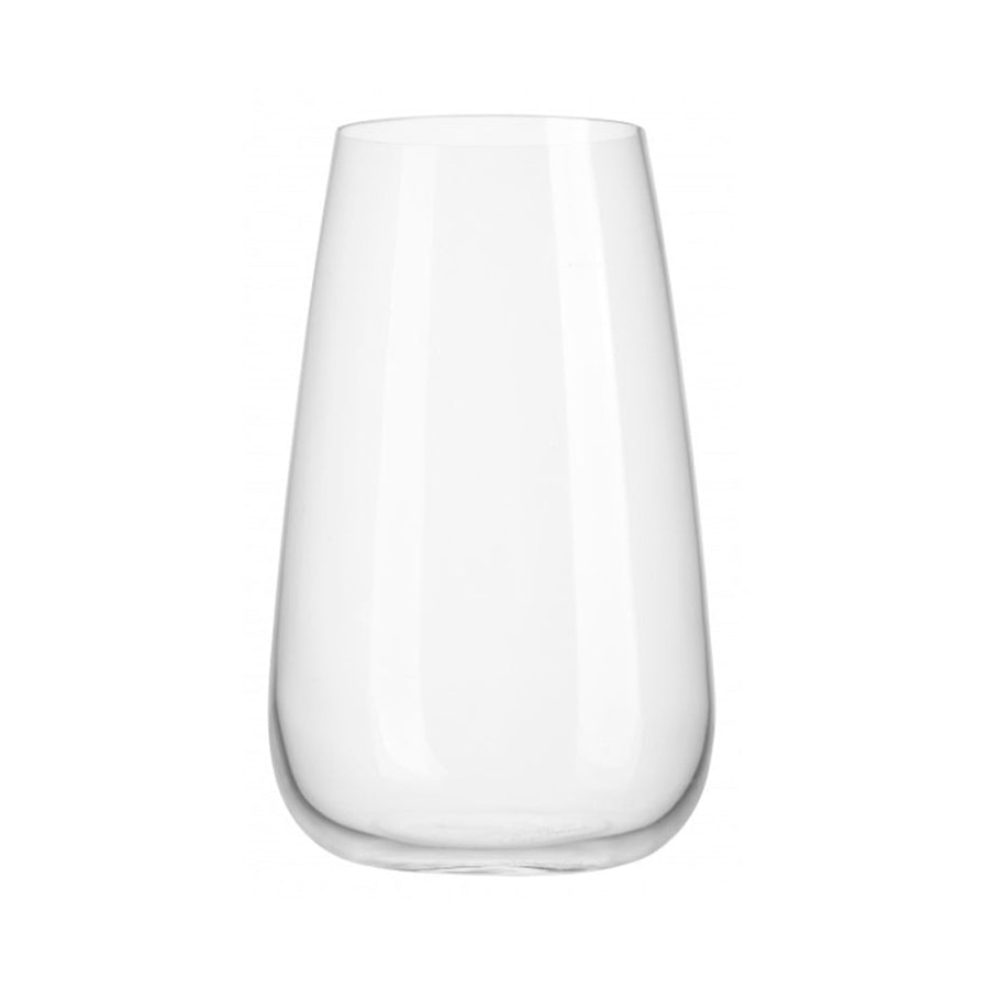 Luigi Bormioli Talismano 570ml Beverage Glass Tumbler Gift Set of 4 Clear Clear