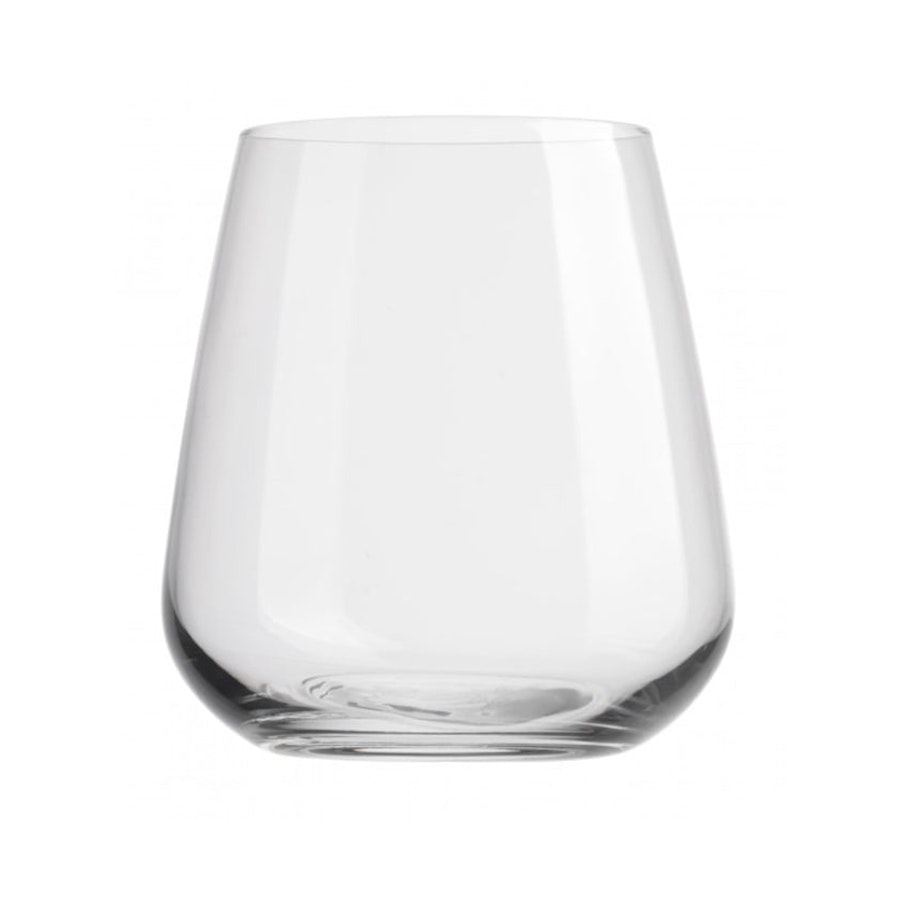 Luigi Bormioli Talismano 450ml DOF Glass Tumbler Gift Set of Clear Clear