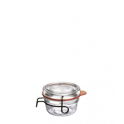 Luigi Bormioli Lock-Eat 80ml Clip Top Glass Food Jar Clear