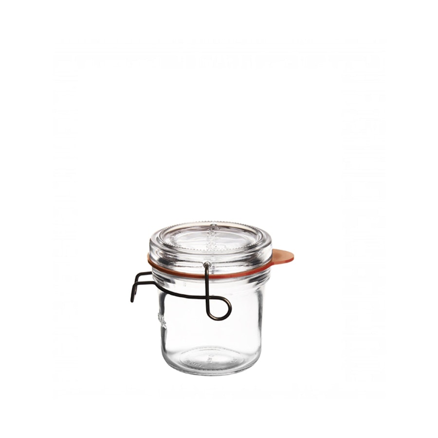 Luigi Bormioli Lock-Eat 200ml Clip Top Glass Food Jar Clear Clear