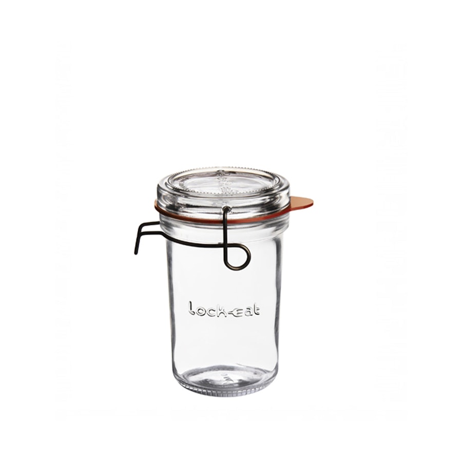 Luigi Bormioli Lock-Eat 350ml Clip Top Glass Food Jar Clear Clear