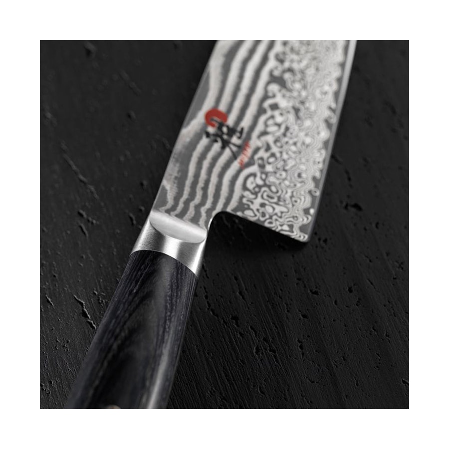 Miyabi Pakka 18cm Santoku Knife Black Black