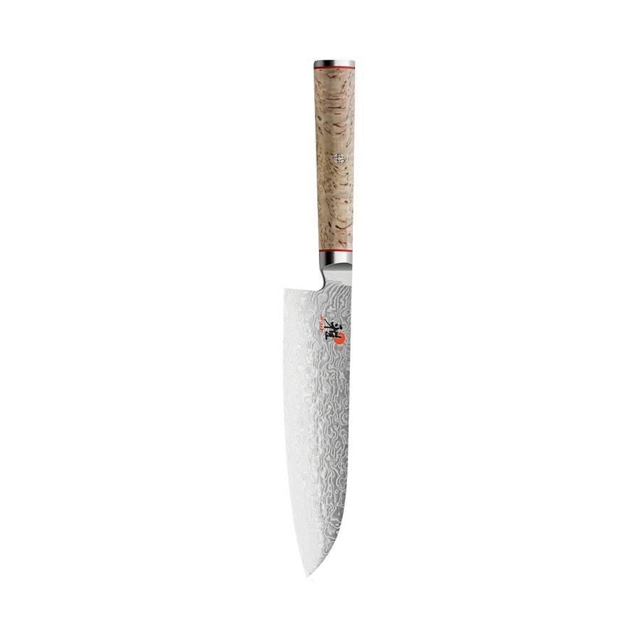Miyabi Birchwood 18cm Santoku Knife Natural Natural