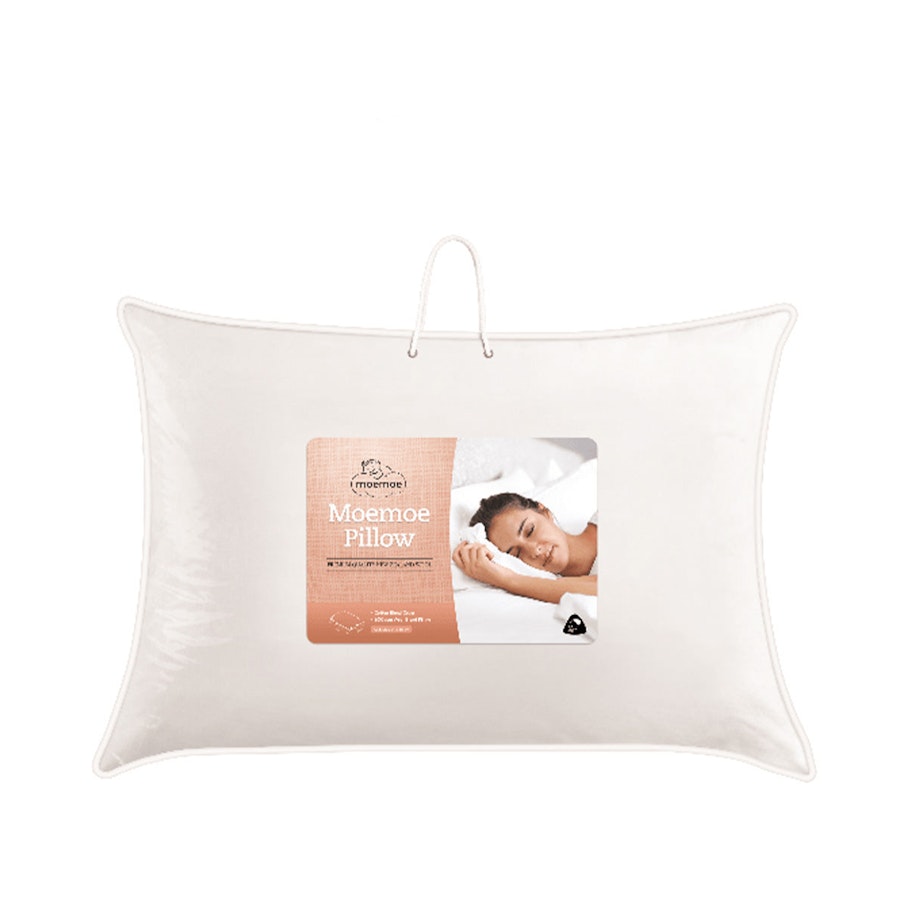 Moemoe Wool Blend 700gsm Standard Pillow 2 Pack White White