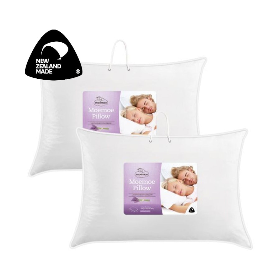 Moemoe Lavender Scented Standard Pillow 2 Pack White White