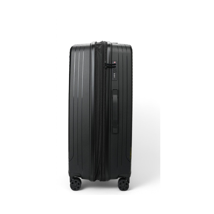 Nomad Venture 56cm & 75cm Hardside Luggage Set Black Black