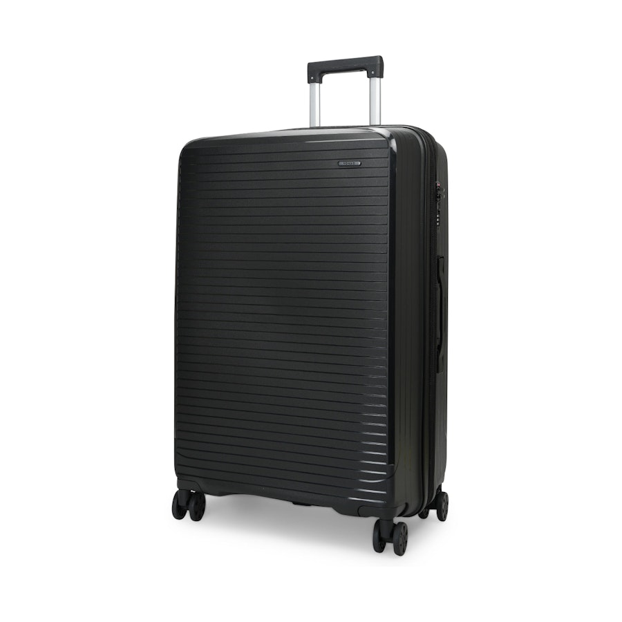Nomad Venture 56cm & 75cm Hardside Luggage Set Black Black